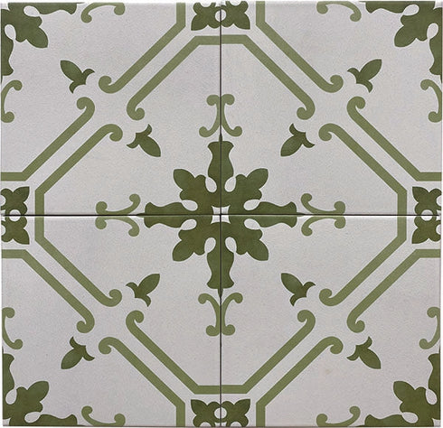 Aquarel Deco Elektra Verde Matt Porcelain Tile