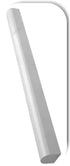 a white plastic tube on a white background