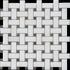 a white and gray mosaic tile pattern