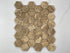 Emperador Light Marble 2 inch Hexagon Mosaic Tile Polished