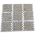 Haisa Dark Marble 1x2 Herringbone Mosaic Tile Polished