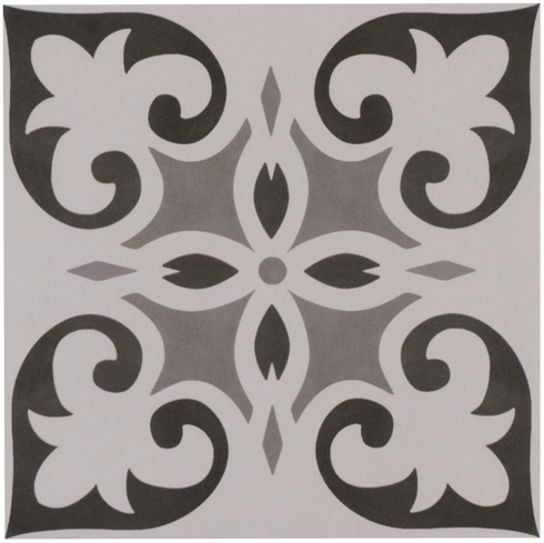 Aquarel Deco Kaus Grigio Matt Porcelain Tile