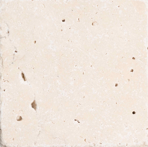 Extra Light Travertine Tumbled Tile