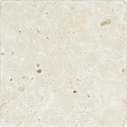 Extra Light Travertine Tumbled Tile