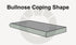 Ivory Rustic Bullnose Coping ®