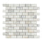 Calacatta Oliva Marble Mosaic 1" X 2" 3/8 Brick Mosaic