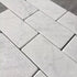 Carrara Italian White Tumbled Wall and Floor Tile 3x6"