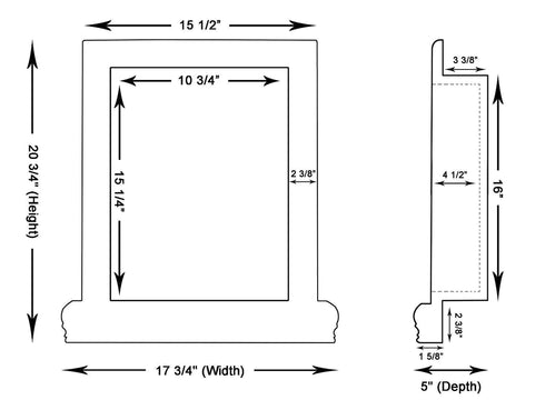 Bianco Carrara Handmade Shampoo Niche Accessories - Large