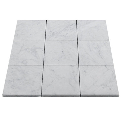 Carrara Italian White Wall and Floor Tile 4x4"