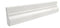 Afyon White Polished Single Chair Rail Trim Tile 2"x12"