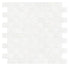 Afyon White Polished Brick Mosaic Wall and Floor Tile 1"x2"