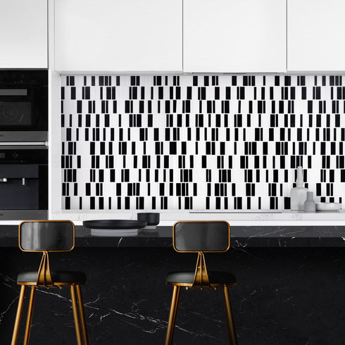 Barcode Geometro Backsplash Wall & Floor Mosaic