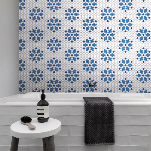 Bayeux Geometro Backsplash Wall & Floor Mosaic