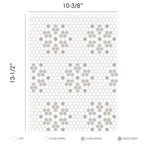 Bayeux Geometro Backsplash Wall & Floor Mosaic