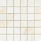 Bianco Onyx Polished Cross Cut Square Mosaic Tile 2"