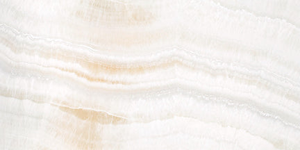 Bianco Onyx Polished Wall and Floor Tile 3x6"