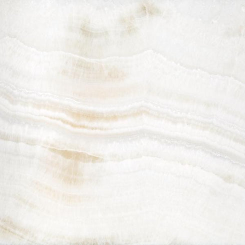 Bianco Onyx Polished Wall and Floor Tile 12x12"