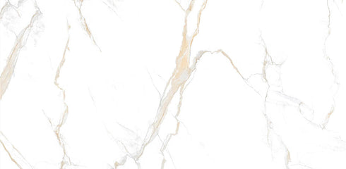 Calacatta Gold Satin Matte Wall and Floor Tile 12"x24"
