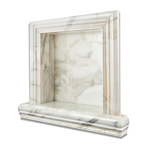 Calacatta Gold Shampoo Niche Accessories - Small