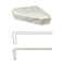 Calacatta Gold Corner Shelf Accessories