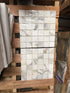 Calacatta Gold Square Mosaic Backsplash Wall Tile 2"
