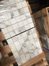 Calacatta Gold Square Mosaic Backsplash Wall Tile 2"