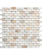 Calacatta Gold Mini Brick Mosaic Backsplash Wall Tile 5/8x1 1/4