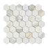 Calacatta Gold Hexagon Mosaic Backsplash Wall Tile 2"
