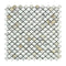 Calacatta Gold Fish Scale Mosaic Backsplash Wall Tile