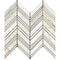 Calacatta Gold Chevron Mosaic Backsplash Wall Tile