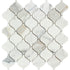 Calacatta Gold Arabesque Mosaic Backsplash and Wall Tile