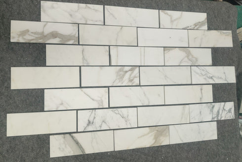 Calacatta Gold Wall and Floor Backsplash Wall Tile 4x12"