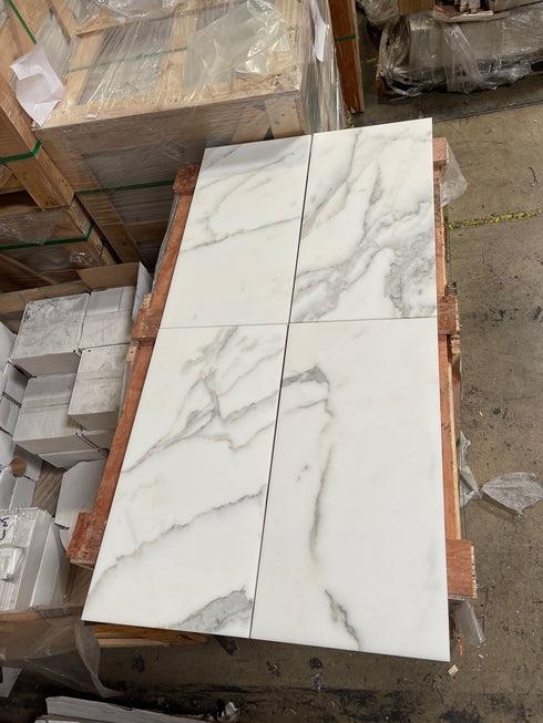 Calacatta Gold Wall and Floor Backsplash Wall Tile 12x24"