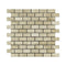 Cappuccino Polished Brick Mosaic Tile 1x2"