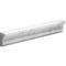 Carrara Italian White Crown Trim Tile 2" x 12"