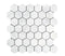 Carrara Italian Hexagon Mosaic Backsplash Wall Tile 2"