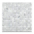 Carrara White 3-D Small-Bread Mosaic Polished