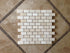 Crema Marfil Polished Marble Brick Mosaic Tile 1x2"
