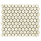 Crema Marfil Hexagon Mosaic Tile 1x1"
