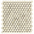 Crema Marfil Polished Penny Round Mosaic Tile