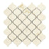 Crema Marfil Polished Arabesque Mosaic Tile