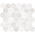 Bianco Dolomite Polished Hexagon Mosaic Tile 2"x2"