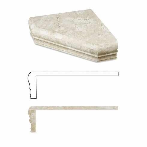 Durango Cream Handmade Corner Shelf Accessories - Large