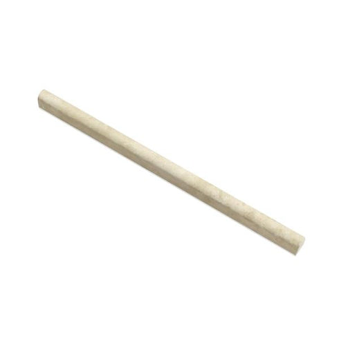 Durango Cream Honed Pencil Liner Trim Tile 1/2x12"