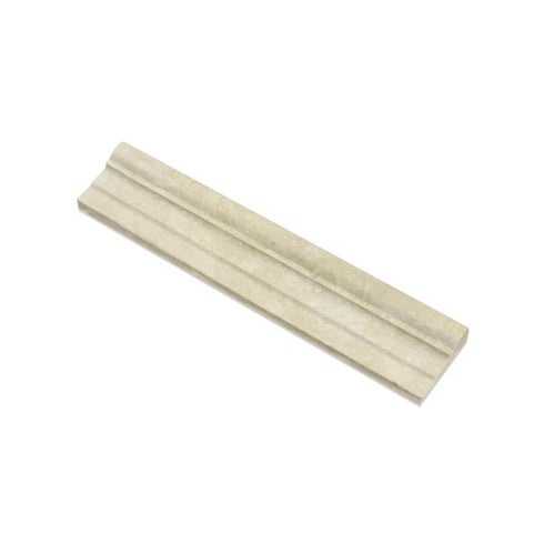 Durango Cream Honed Crown Trim Tile 1/2x12"