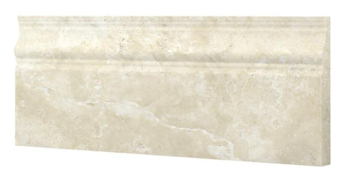 Durango Cream Honed Baseboard Trim Tile 5x12"