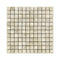 Durango Cream Tumbled Square Mosaic Tile 1x1"