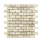 Durango Cream Tumbled Brick Mosaic Tile 1x2"