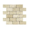 Durango Cream Tumbled Brick Mosaic Tile 2x4"
