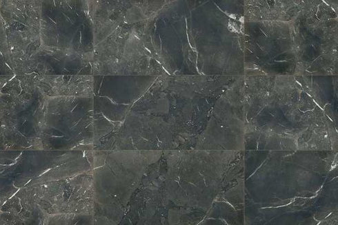Timeless Italian Graphite Polished Floor And Wall Tile 12" x 24"